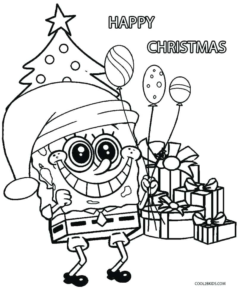 800x966 coloring pages printable spongebob christmas books for teens - Printable Drawing Books