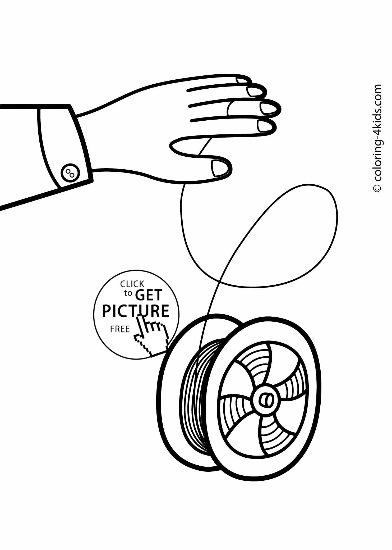 1483x2079 Yo Yo Coloring Pages For Kids, Printable Drawing - Printable Drawing Pages