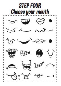 216x301 How To Draw Cartoon Faces - Printable Drawing Pictures