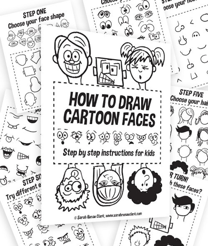 Cartoon Drawing Worksheets