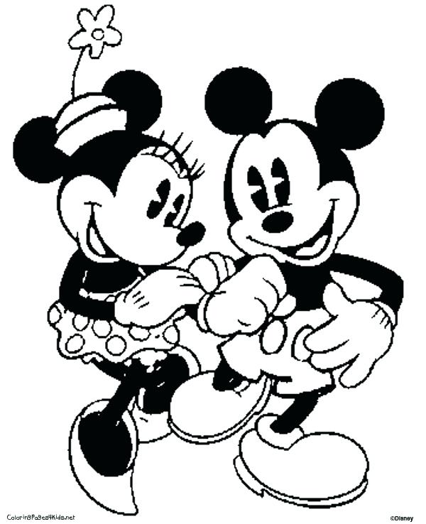 600x738 Free Printable Mickey Mouse Colouring Pages It S Here Mickey - Printable Drawings