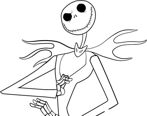 618x486 The Nightmare Before Christmas Coloring Pages Printable Drawings - Printable Drawings