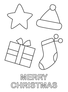 238x320 Printable Christmas Coloring Pages - Printable Drawings For Kids