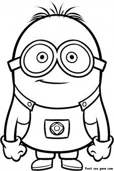 226x338 Printable Despicable Me Minions Printable Coloring Pages Designs - Printable Drawings For Kids