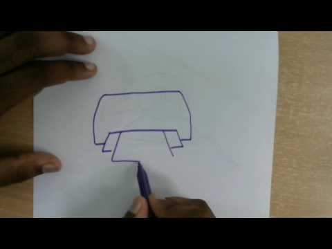 480x360 how to draw a printer easy drawing for kids online drawing - Printer Drawing