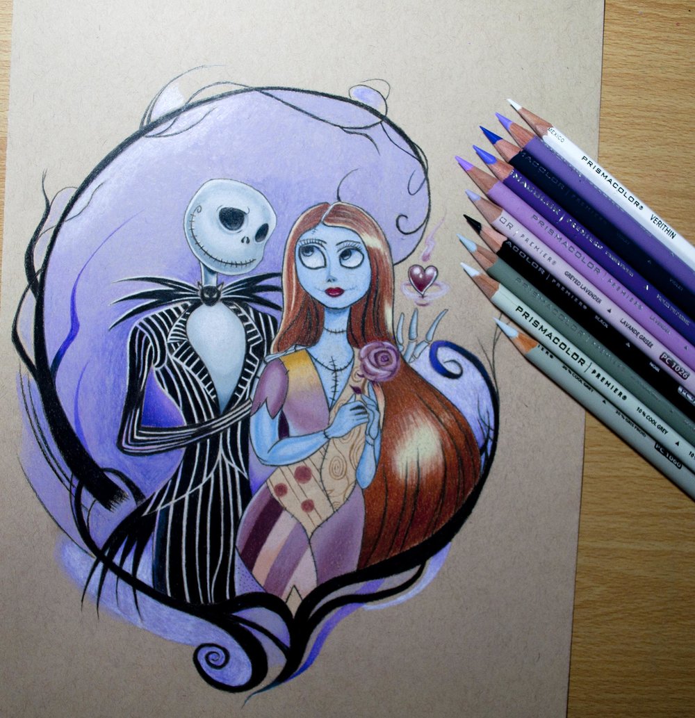 1000x1033 the corpse bride the art gear guide - Prismacolor Drawings