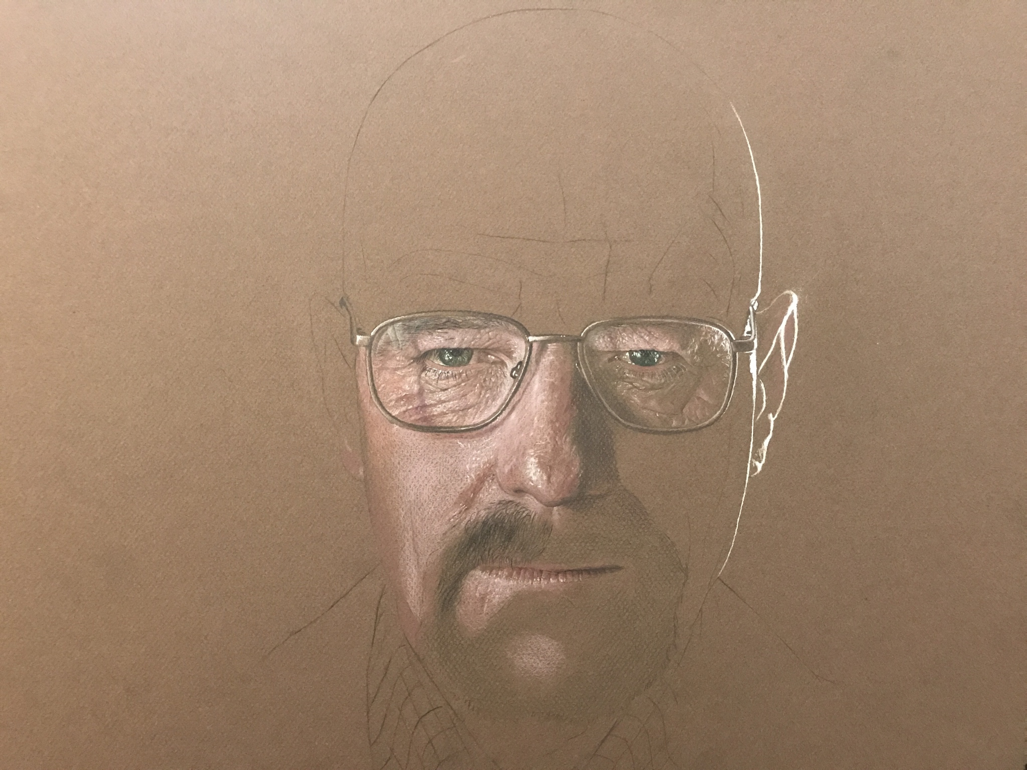 2048x1536 walter white prismacolor process drawing - Prismacolor Drawings
