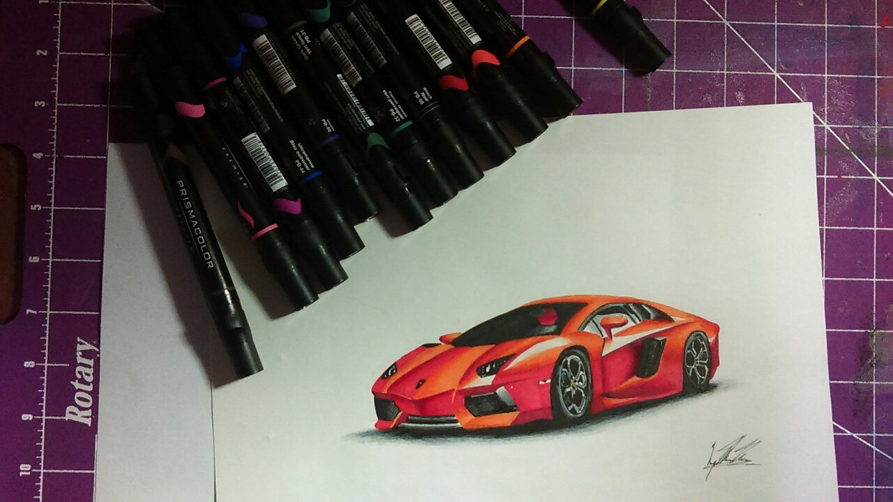 1280x720 Got New Prismacolor Markers For Christmas Used Them For The First - Prismacolor Marker Drawings