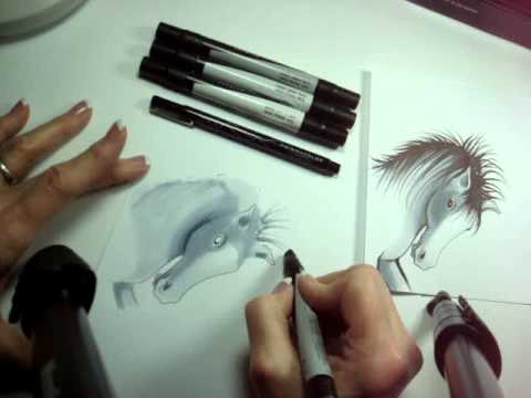 480x360 Prismacolor Double Ended Markers Shading Tutorial - Prismacolor Marker Drawings