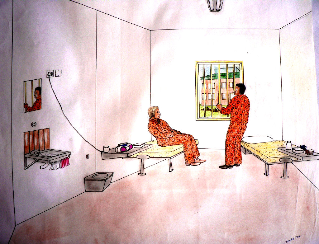 1024x784 Phoenix Zululand - Prison Cell Drawing