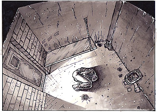 500x358 art now and then prison art - Prison Drawings