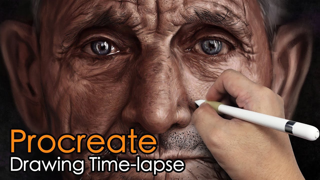 1280x720 portraits drawing on ipad pro with procreate - Procreate Drawing