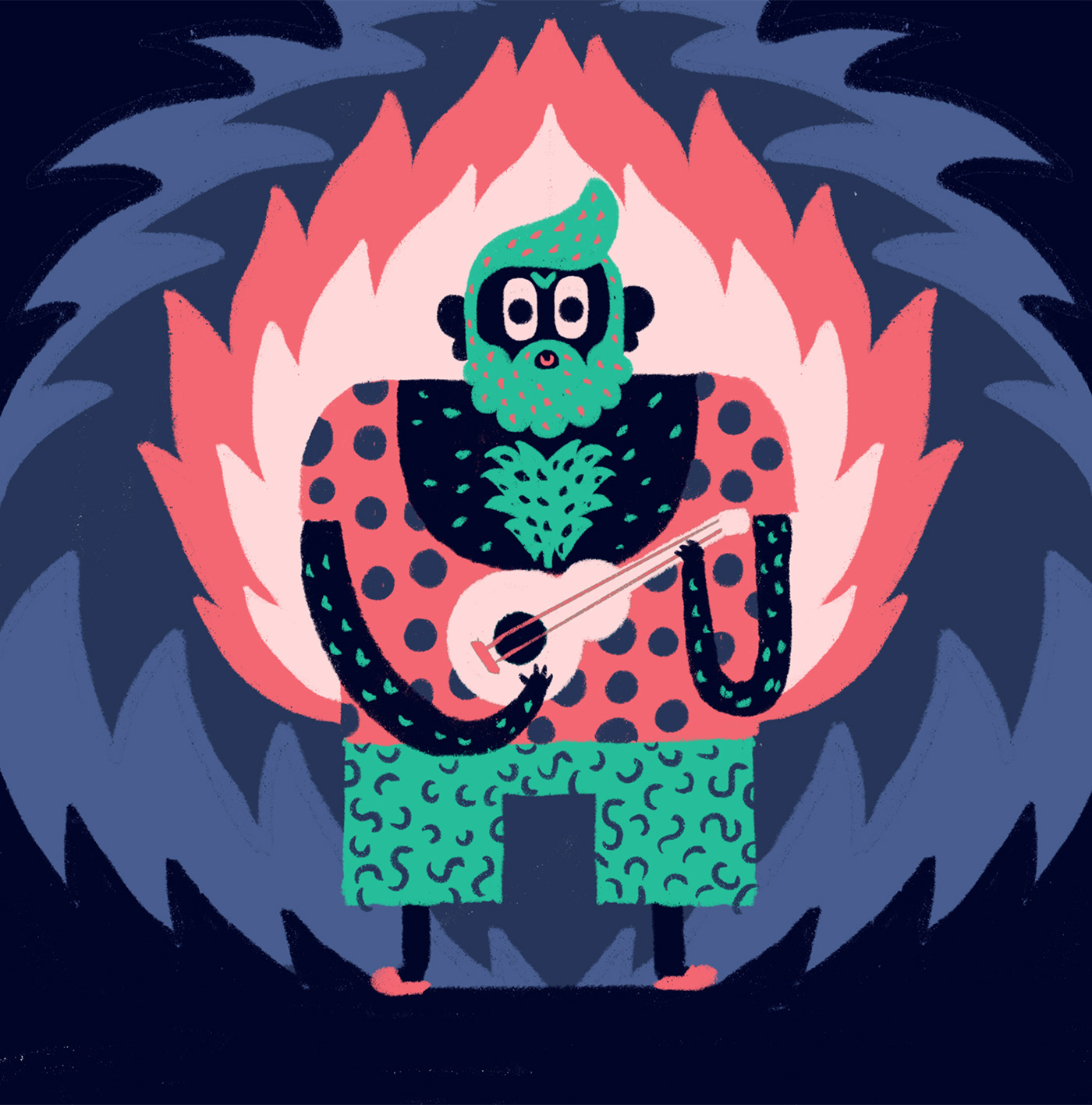 1400x1417 procreate drawing with timelapse on behance - Procreate Drawing