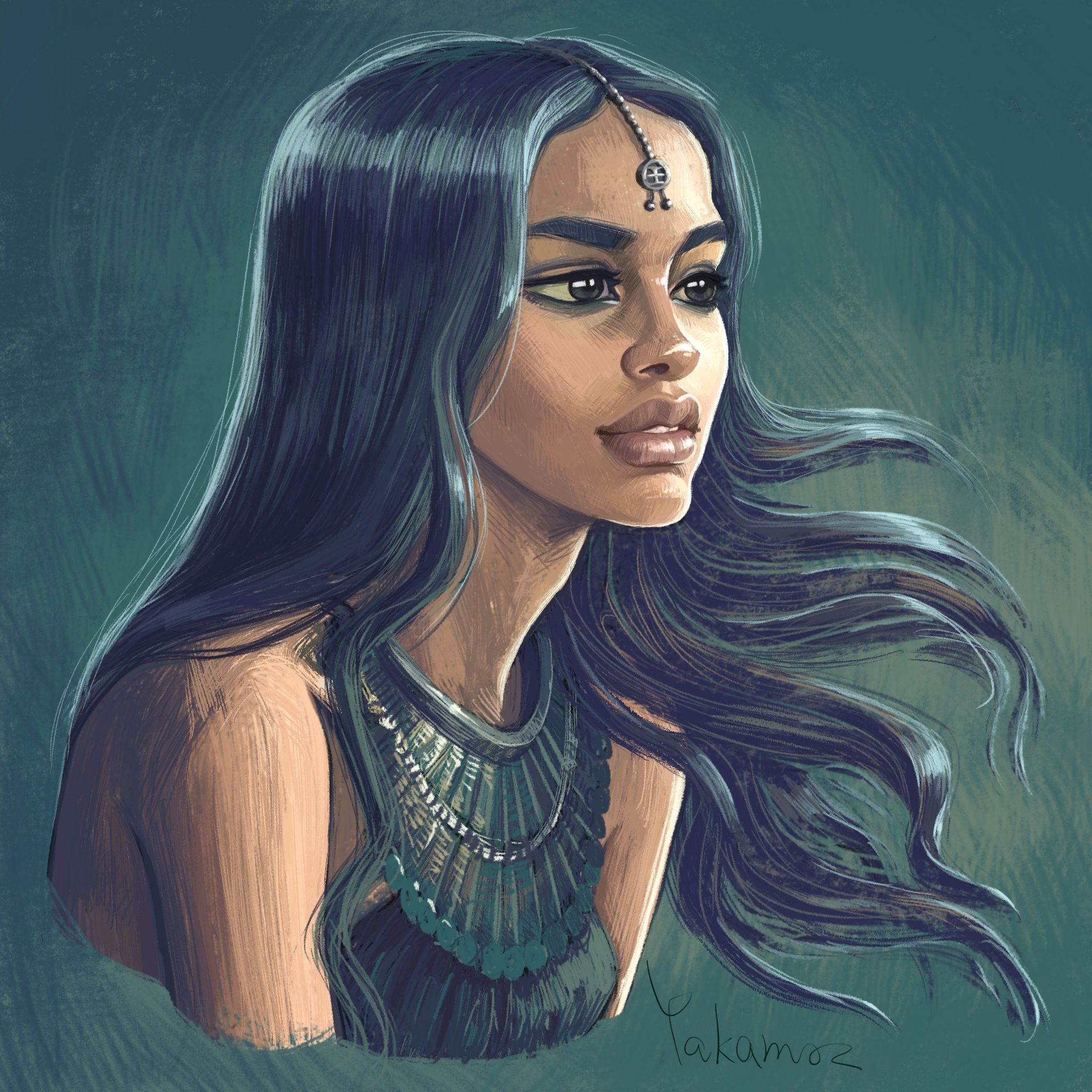 2048x2048 portrait - Procreate Drawing