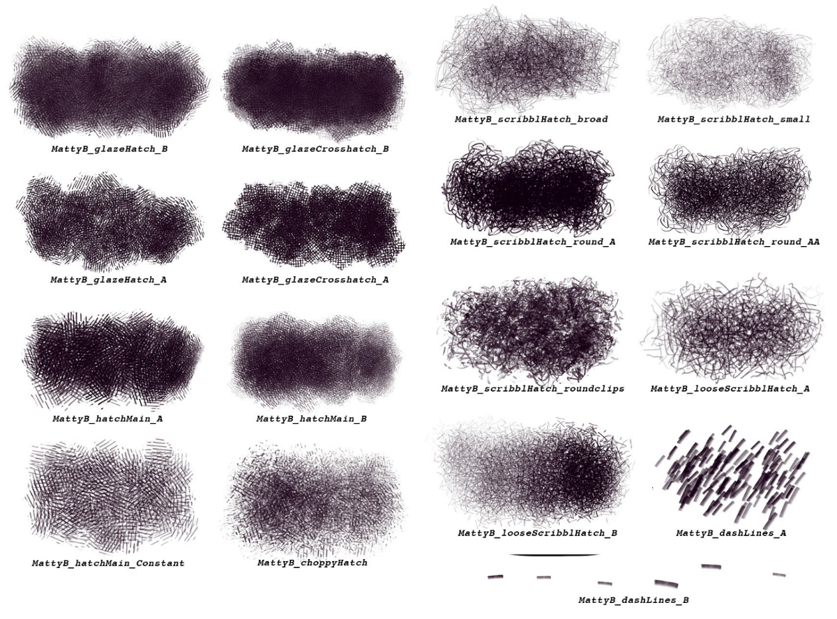 Procreate Drawing Brushes