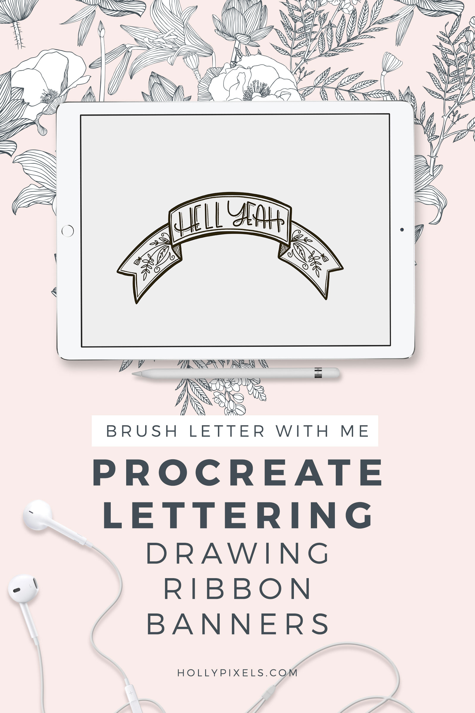 1600x2400 how to draw ribbon banners in procreate - Procreate Drawing Brushes