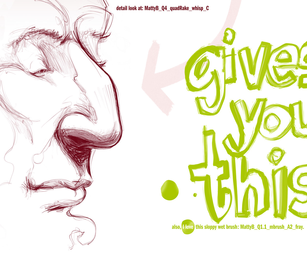 1200x989 sketch quills brushes for procreate on behance - Procreate Drawing Brushes