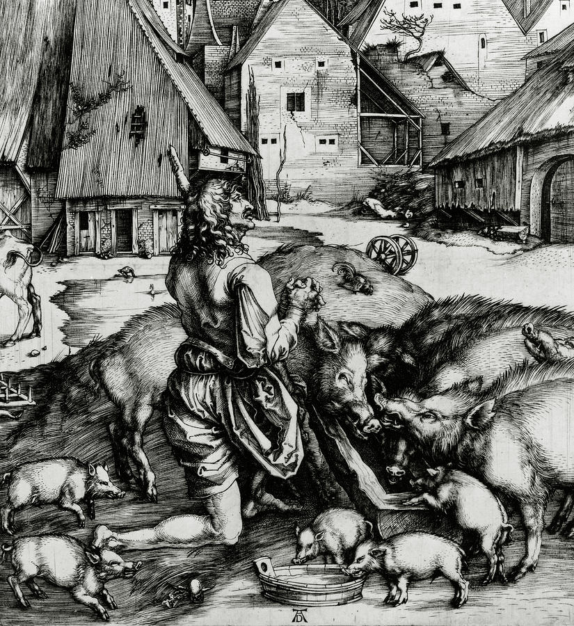 825x900 the prodigal son drawing - Prodigal Son Drawing