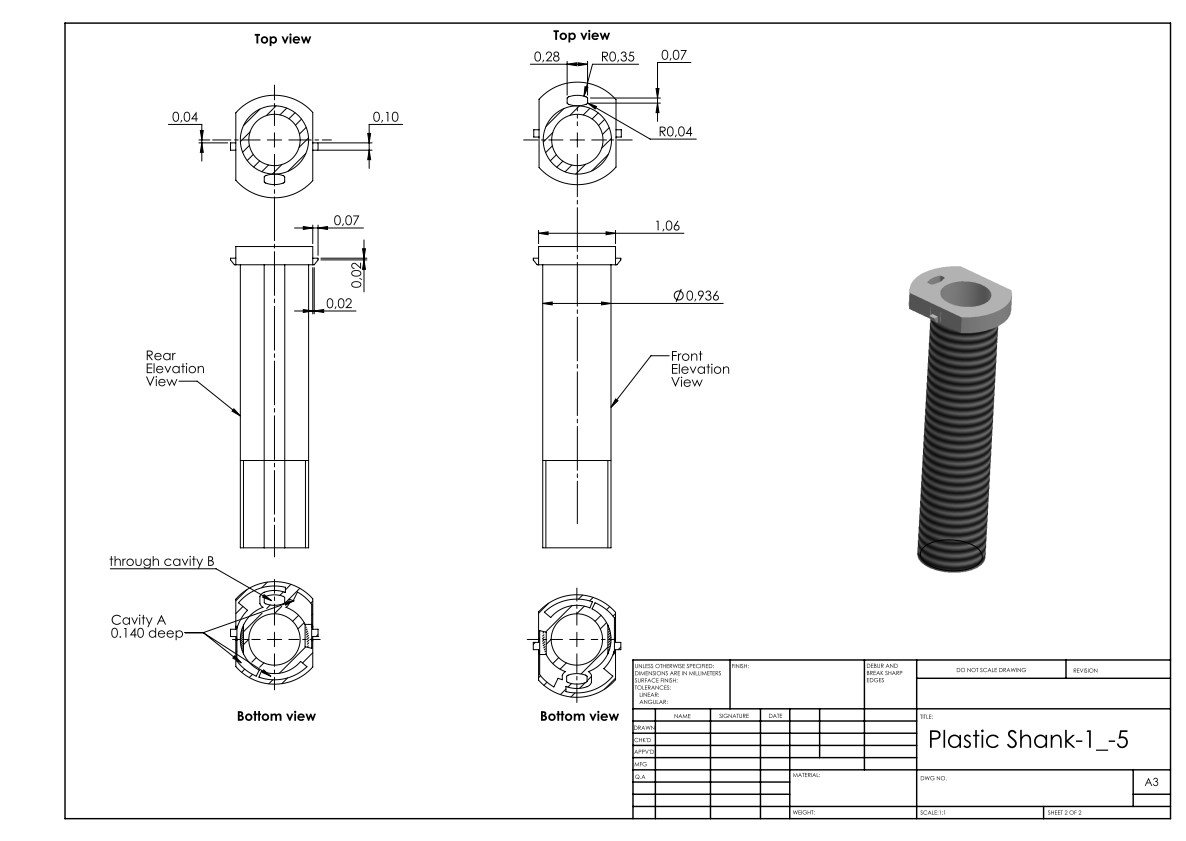 1186x841 Manufacturing Drawing Free Download - Production Drawing