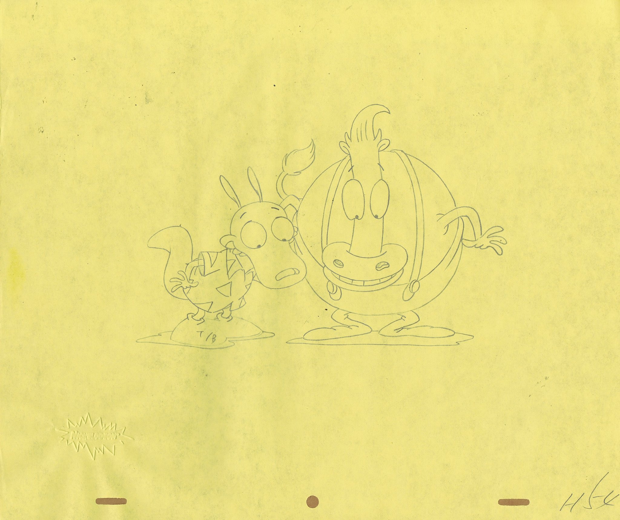 2048x1718 rocko's modern life original production drawing animation - Production Drawing