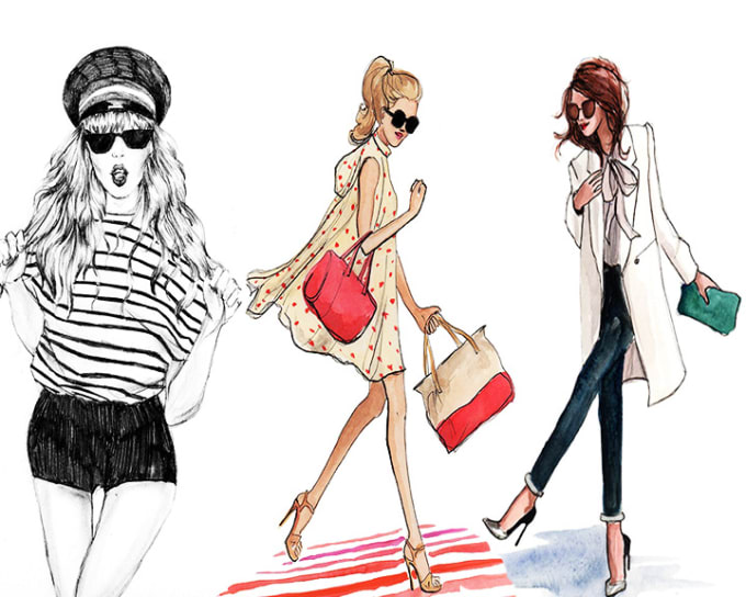 680x544 draw professional fashion illustration and fashion sketch - Professional Fashion Drawing
