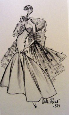 239x400 valentino garavani sketches lessons from a professional - Professional Fashion Drawing
