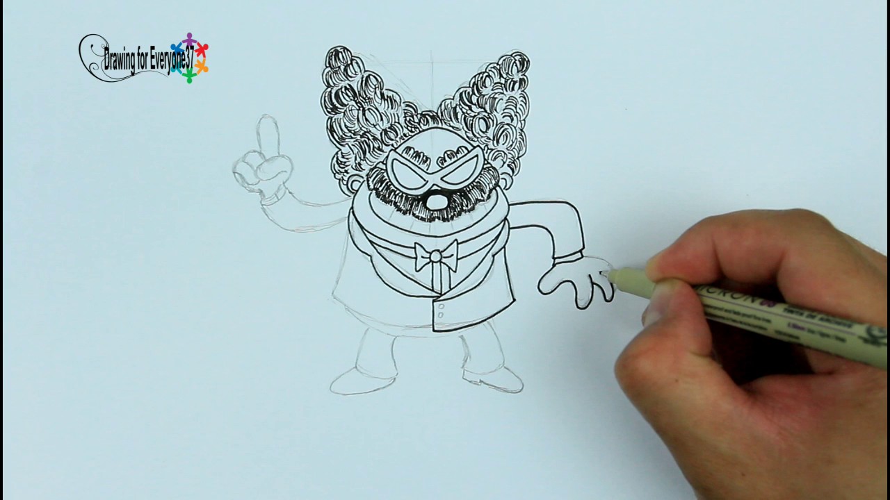 1280x720 how to draw and color professor poopypants from captain underpants - Professor Drawing
