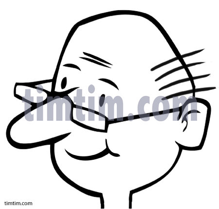 450x429 free drawing of a professor from the category people - Professor Drawing