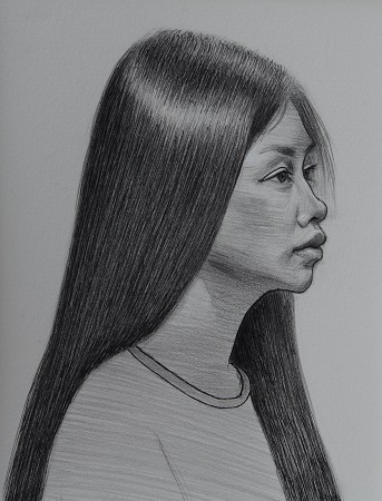 343x450 Drawings Andrew Hitchcock - Profile Drawing