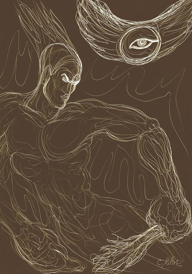 631x900 Prometheus, The Light Bearer Drawing - Prometheus Drawing