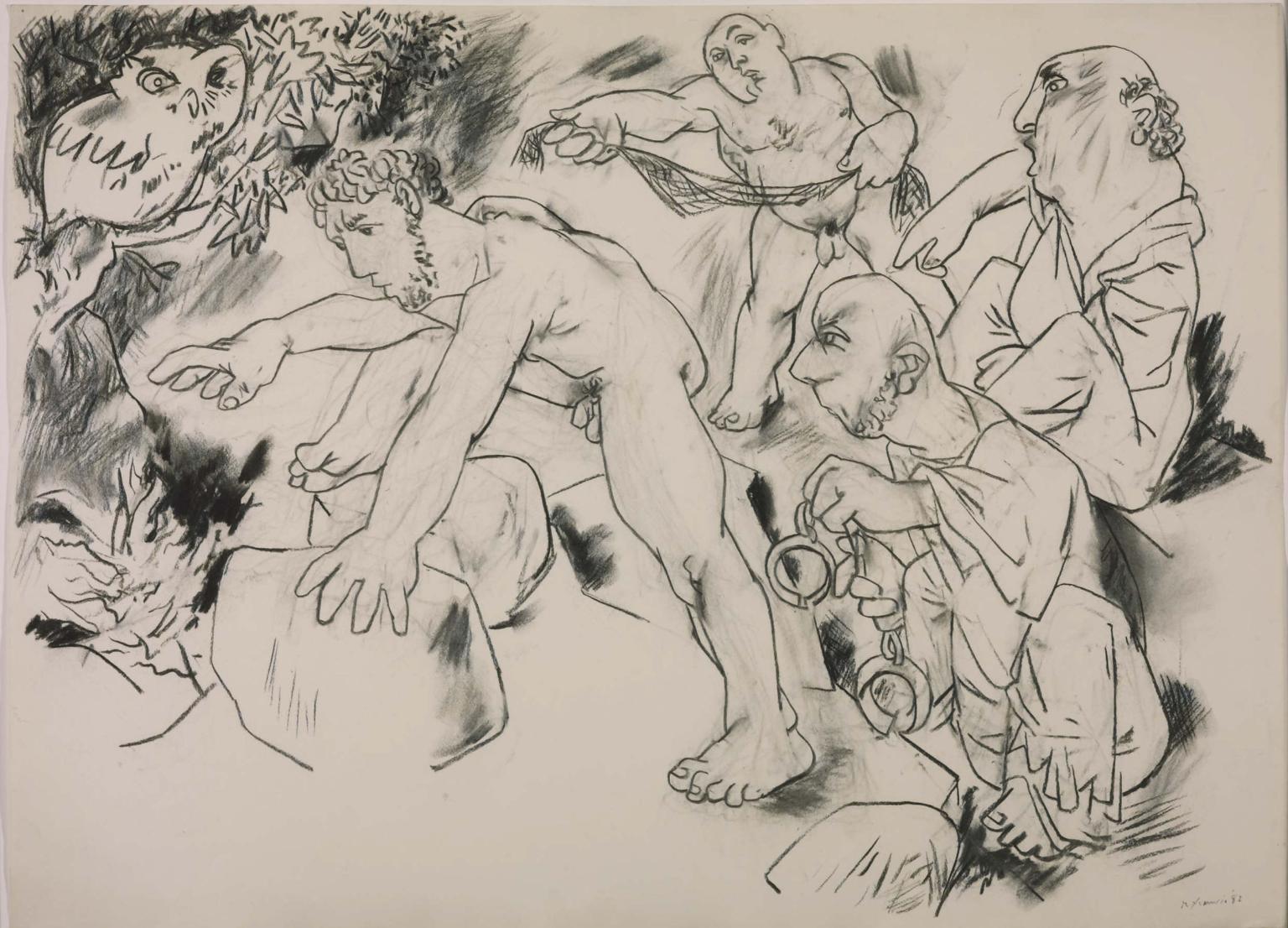 1536x1106 prometheus steals the fire', peter de francia, tate - Prometheus Drawing