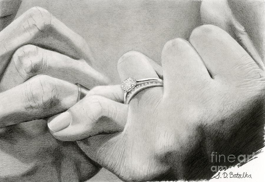 900x618 Love's Promise Drawing - Promise Drawing