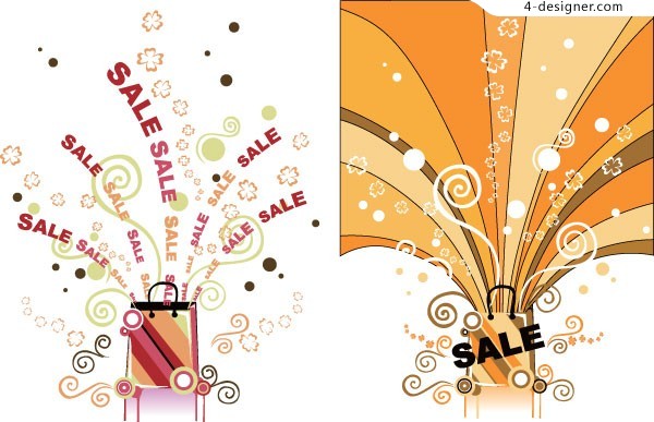 600x387 designer sales promotion drawing vector materials - Promotion Drawing
