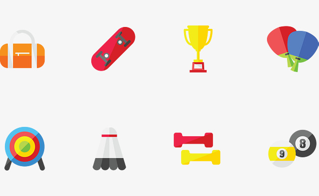 650x400 sports promotion, sports hand painted, vector diagram, decoration - Promotion Drawing