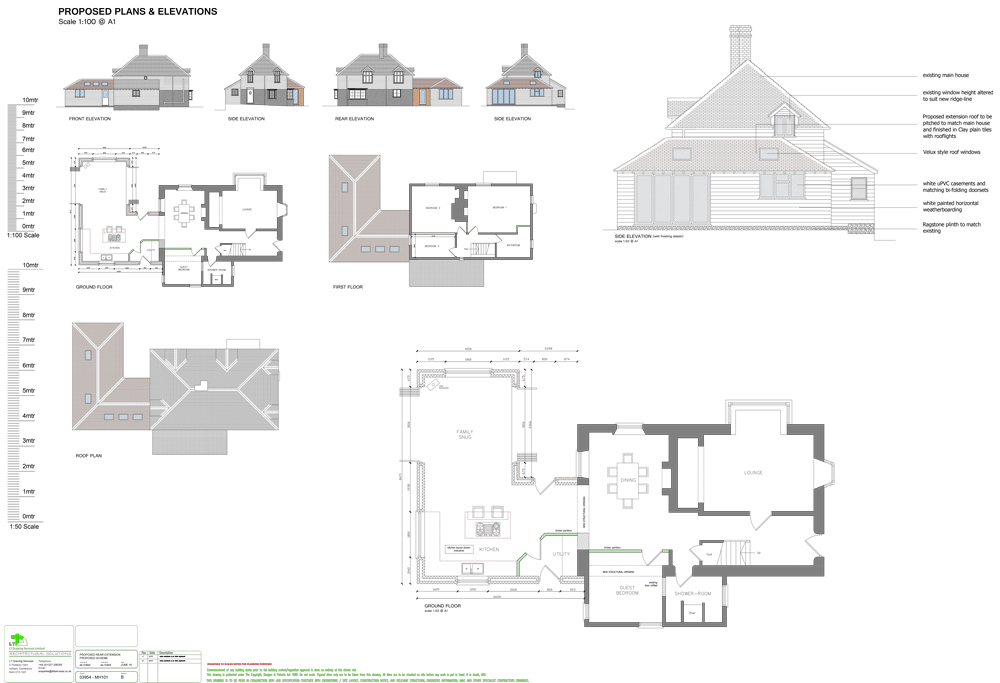 1000x683 sample extension or property drawings ltd architectural drawings - Property Drawing