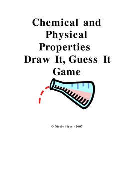 270x350 chemical and physical properties worksheets teaching resources tpt - Property Drawing