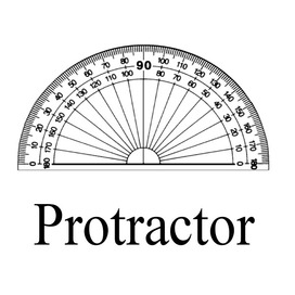 272x272 How To Use A Protractor - Protractor Drawing