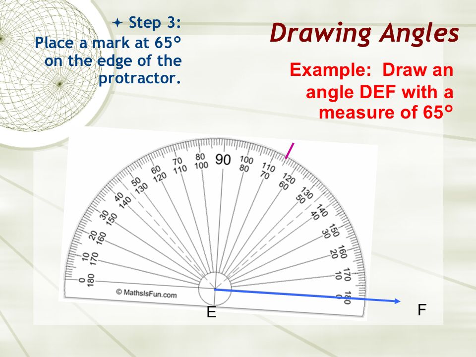 960x720 Investigating Angles Drawing An Angle - Protractor Drawing