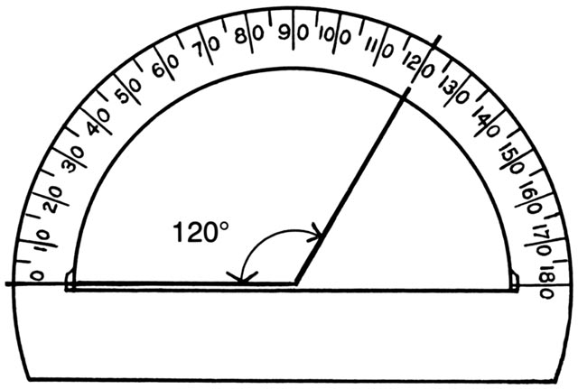 640x431 Protractor Drawing - Protractor Drawing