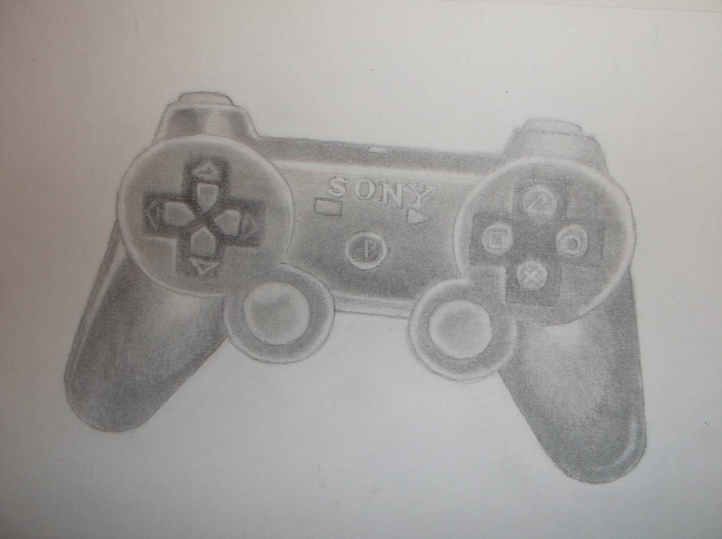 1034x772 Controller - Ps3 Controller Drawing