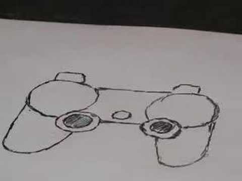 480x360 Controller - Ps3 Controller Drawing