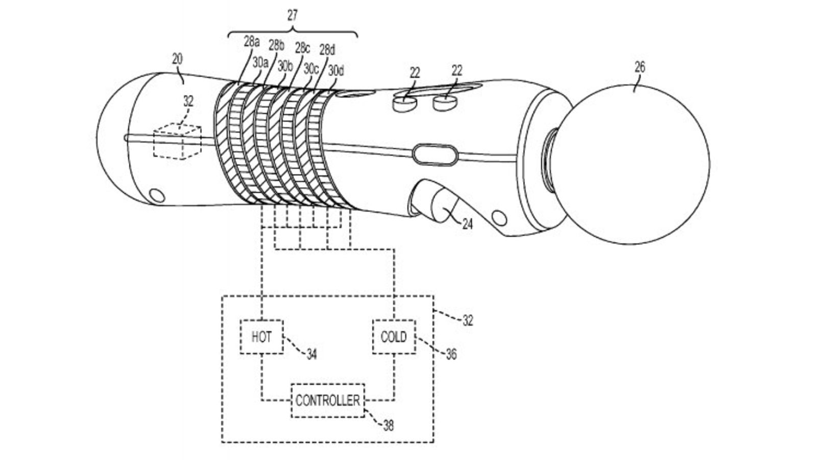 1600x900 Sony Wants To Make A Controller That Gets Hot Or Cold - Ps3 Controller Drawing