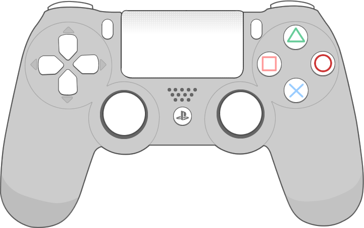 721x451 Controller Drawing - Ps4 Controller Drawing