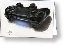 226x170 Controller Drawing Greeting Card For Sale - Ps4 Controller Drawing