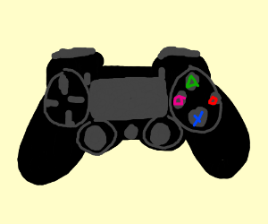 300x250 Controller Drawing - Ps4 Controller Drawing