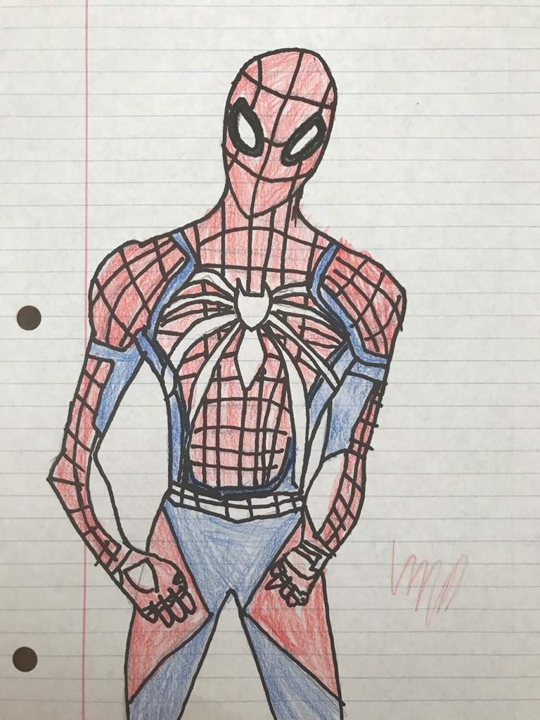 768x1024 Spiderman Drawing Comics Amino - Ps4 Drawing