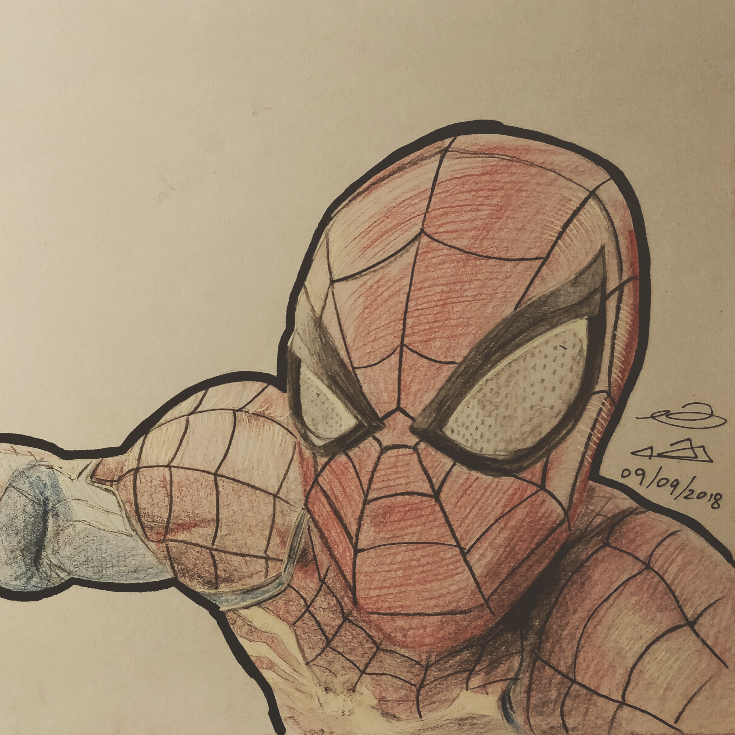 2362x2362 Drawing Spider Man From The Game - Ps4 Drawing