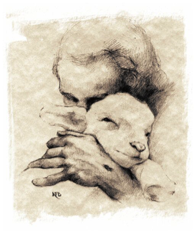 386x467 Psalm The Lord Is My Shepherd - Psalm 23 Drawing