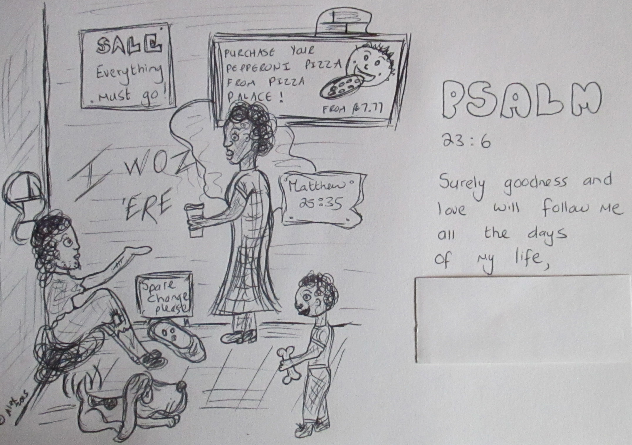 2152x1516 Psalm Doodles Just Another Blog - Psalm 23 Drawing