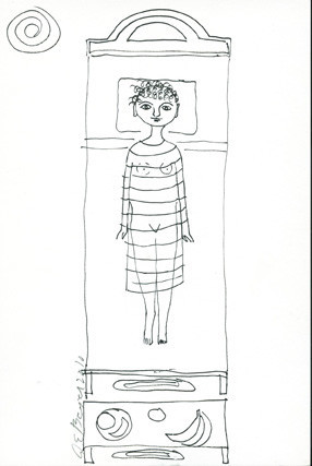 286x427 Drawings - Psalm 23 Drawing